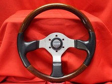 Siège Momo Fighter cuir/bois