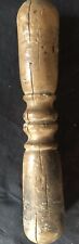 HARDWOOD PESTLE for PHARMACY MORTAR 19th POPULAR ART