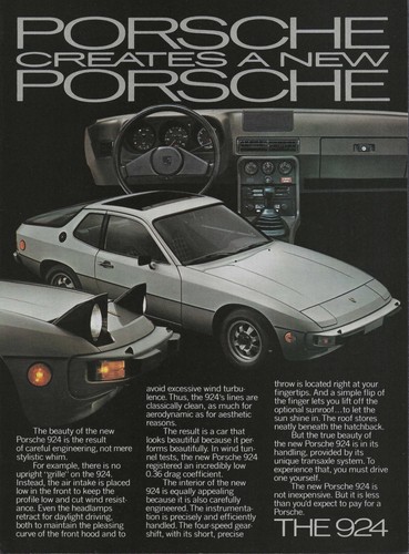 1977 porsche 924 diamond - 924, ad