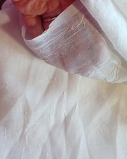 Tissu voilage rideau  blanc