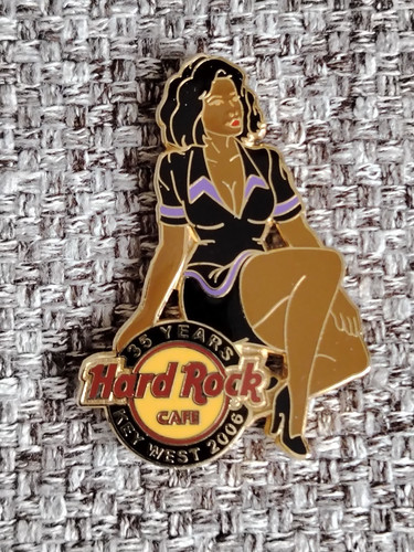 Pin girl hard rock cafe - pin,