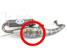 EXHAUST MUFFLER MOD. - LEOVINCE ' ZX ' APRILIA SR DITECH IE 50 2000 2004 RLB10