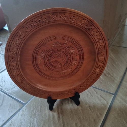 Assiette décorative bois - décorative,