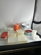 Tupperware Containers Of Different Sizes And Shapes See Pictures 