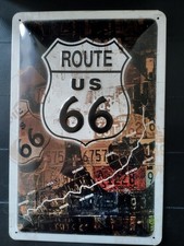 plaque décorative " route 66
