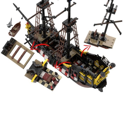 Medieval barracuda ship - medieval, model