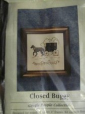 Closed Buggy Cross Stitch Kit -Gentle People Collection- Douglas Designs Approx