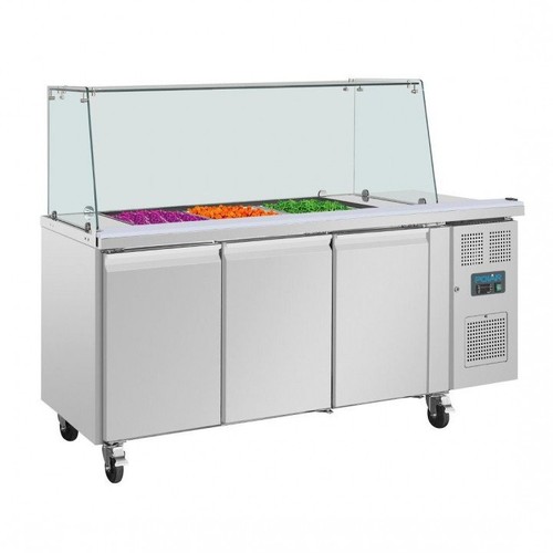 Comptoir inox réfrigéré - , de