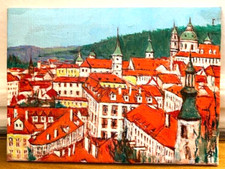 Toile Peinture à l'huile Vue