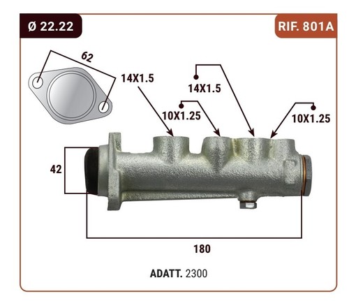 Pompe frein fiat - de,