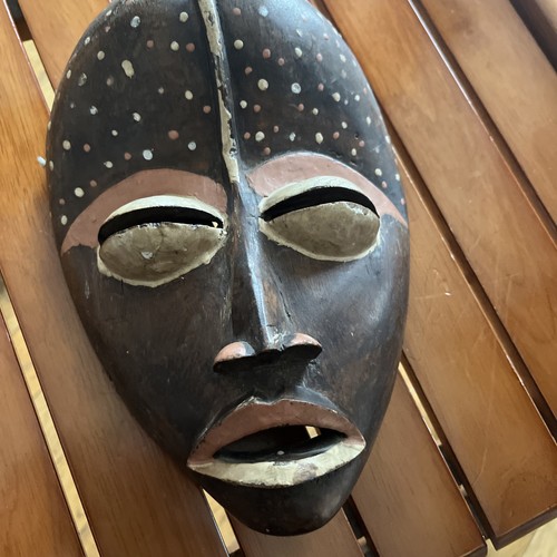 Masque africain bois - , sculpté