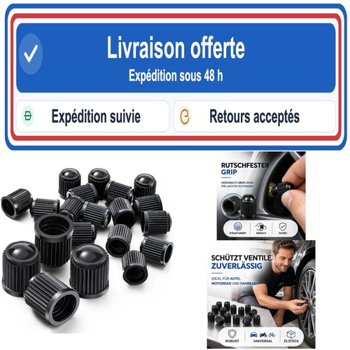 Lot bouchons de valve - bouchons,