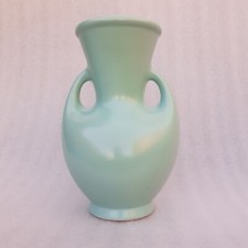 vase turquoise VERCERAM années 1950 60 céramique vintage Vert Bleu Era Vallauris
