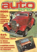 AUTO VERTE N°08 BLUES DU BRONCO / MERCEDES 240 GD / DAUPHINE MADE IN USA / 2CV