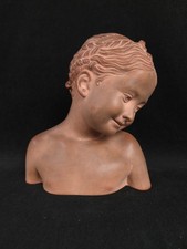 Buste en terre cuite - La