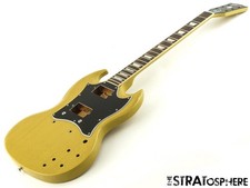 Gibson USA SG Standard Model BODY & NECK & PICKGUARD Mahogany Nitro TV Yellow