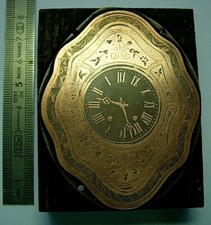 Copper Engraving Clock Clock Uhr Ox Eye Comtoise Watchmaker Uhrmacher 2