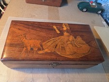 Coffret Ancien En Bois