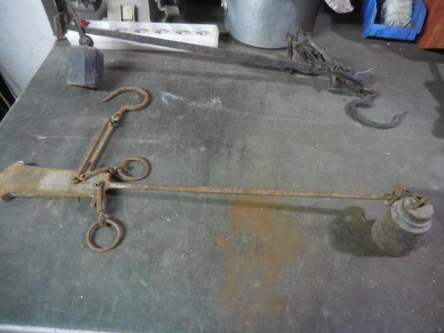 Ancienne balance romaine 10kg - balance,