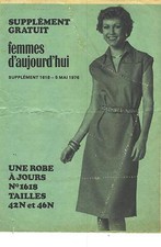 SEWING PATTERN A day dress size 42N & 46N