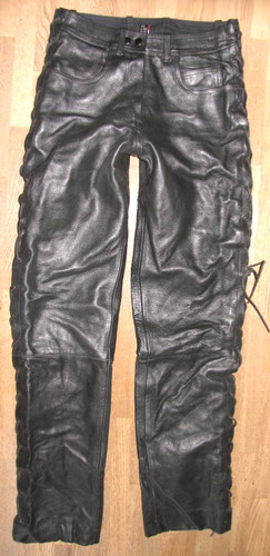 Pantalon cuir pour femme - pantalon, en