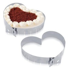 Lot de 2 Moule Coeur Réglable