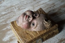 Sculpture ancienne tête en
