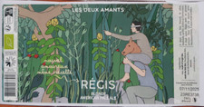 NEWS etiquette principale de biere Normandie FRANCE " les deux amants " REGIS