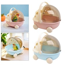 Cage de transport chauffante pour perruches, canaris et autres oiseaux.