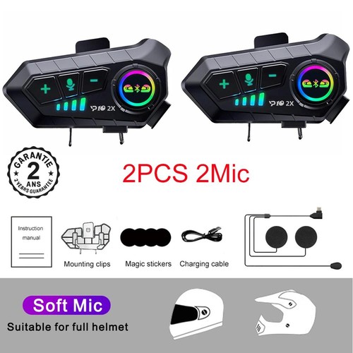 Intercoms casque moto - 2,