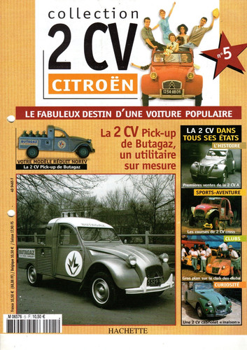 Fascicule citroën 2cv 5 - 2cv.,