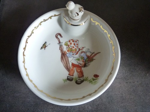Ancienne assiette bouillie - ancienne,