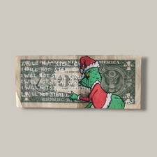 Billet 1 Dollar Custom Grinch