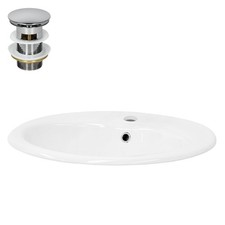 Lavabo encastré céramique
