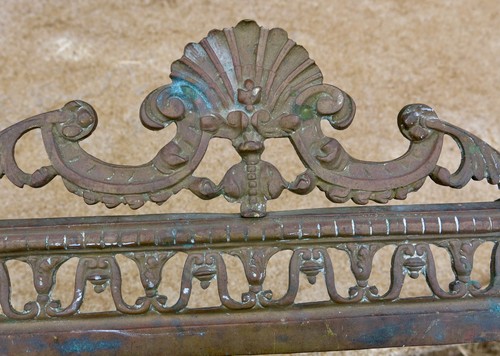 Garniture cheminée barre - garniture,