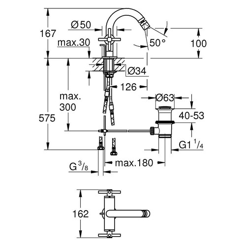 Grohe atrio robinet bidet - grohe,