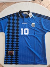 Maillot Adidas Argentine 1994 Extérieur AFA 10 Maradona Messi Taille L IS0266