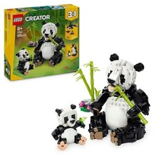 LEGO Creator 31165 Animaux Sauvages 3-en-1 Famille de Pandas 626pcs Jouet Enfant
