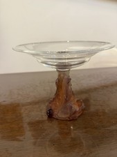 Coupe en cristal et pâte de