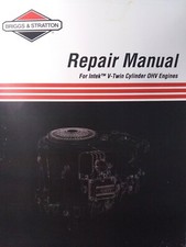 Briggs Stratton Intek V-Twin OHV Cylinder Engine Service Manual Tractor 405777