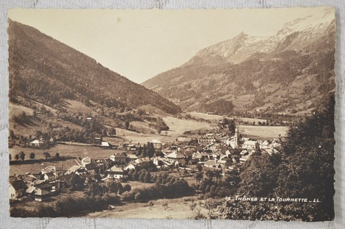 Cpa thônes la tournette - ", et