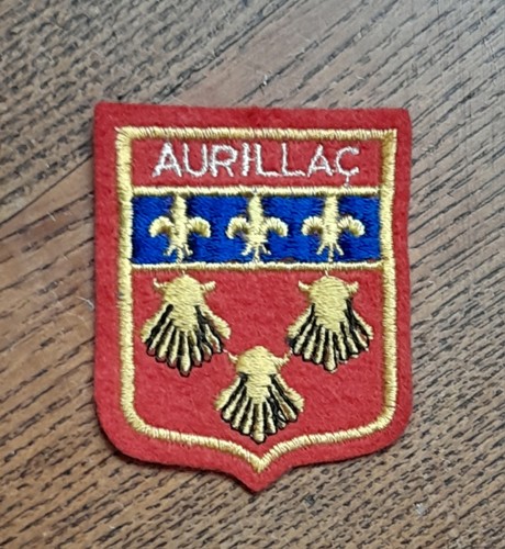 Ecusson brodé aurillac - d'aurillac, (15)