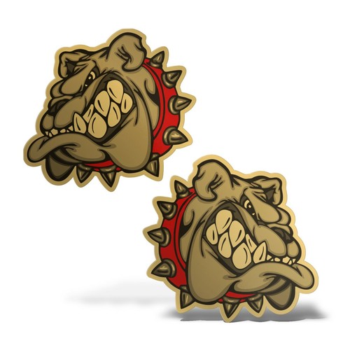 Autocollants bulldog cane - autocollants,