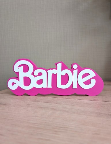 Barbie enseigne logo - logo, 3d