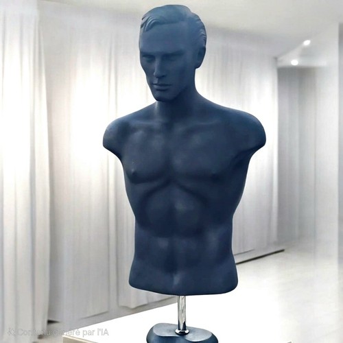 Buste mannequin homme - , finition