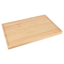 1x Bloc de Boucherie Planche à Découper en Bois 60cm x 40cm Cuisine Coupe