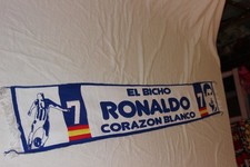 Écharpe De Football De El Bicho Cristiano Ronaldo Cœur Blanc Nº 7