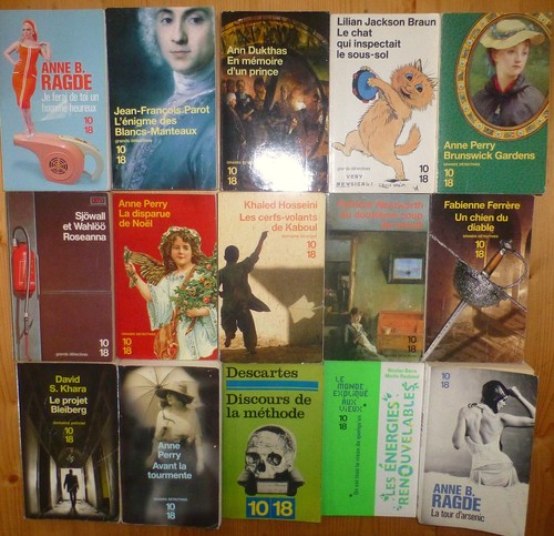 Lot livres poche 18 - 15, 10/18