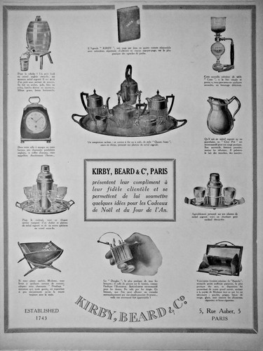 Publicité 1927 kirby beard - publicitÉ,