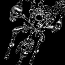 Collier Pirate Skulls Tête de